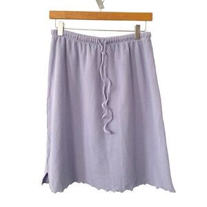 Bryn Walker Textured Cotton A-Line Skirt